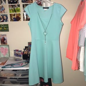 Teal dress